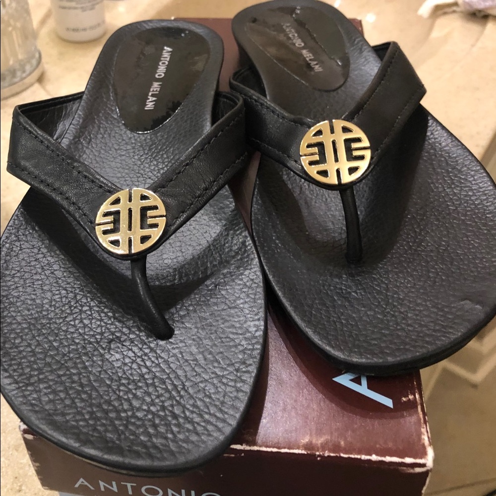 Pair Antonio Melani Sandals sz 8 1/2
